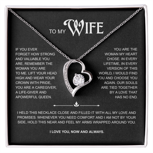 To My Wife | A Love That Has No End | Forever Love Necklace