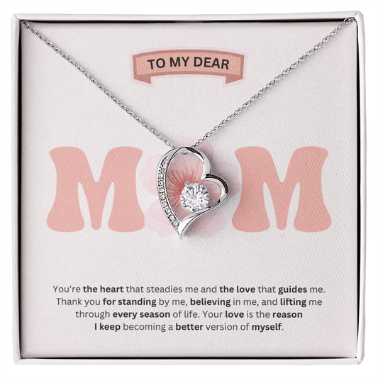 To My Mom | Your Support Means More Than Words | Forever Love Necklace