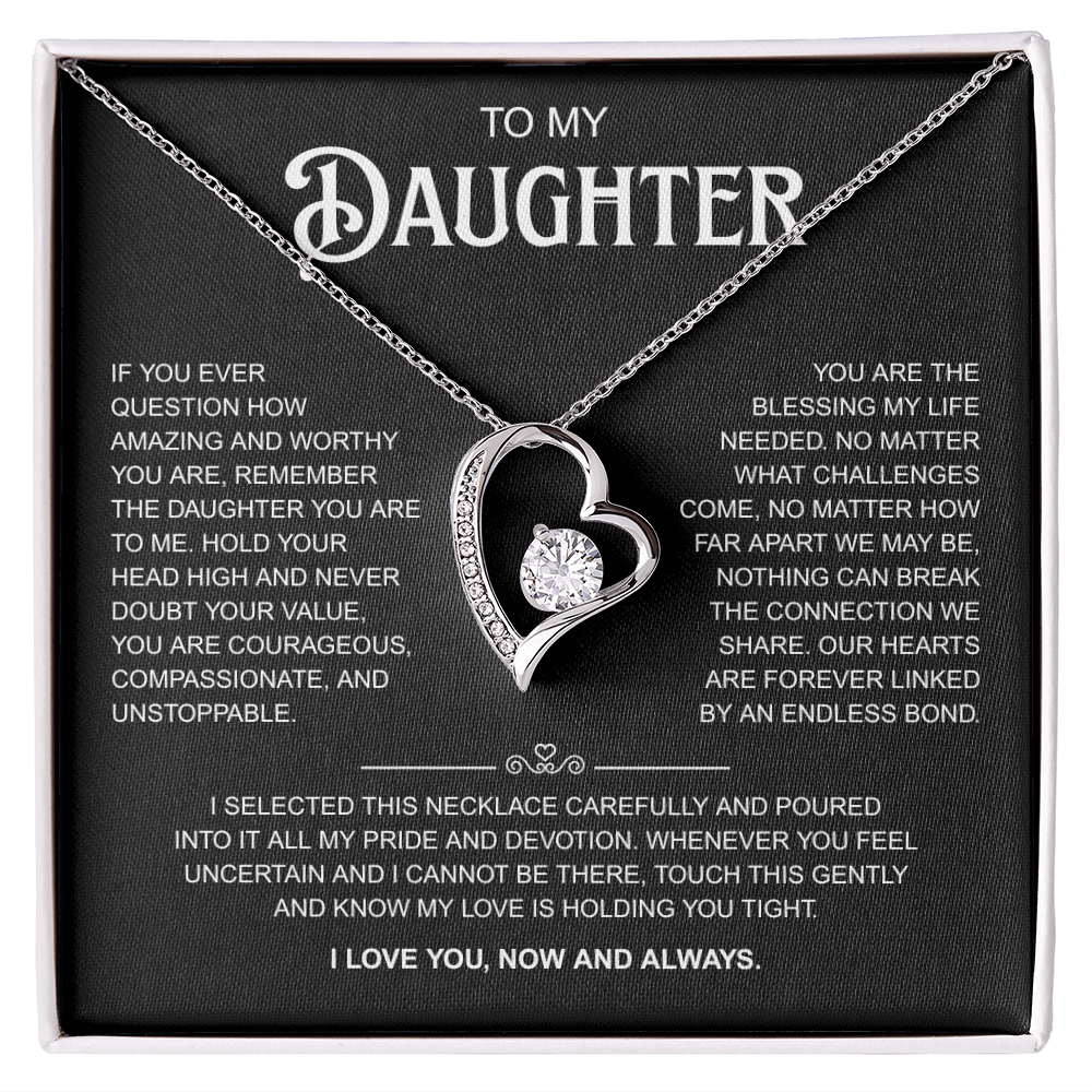 To My Daughter | A Reminder of How Amazing You Are | Forever Love Necklace
