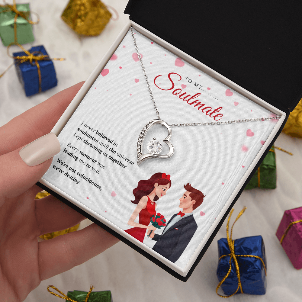 To My Soulmate | My Forever Favorite Person | Forever Love Necklace