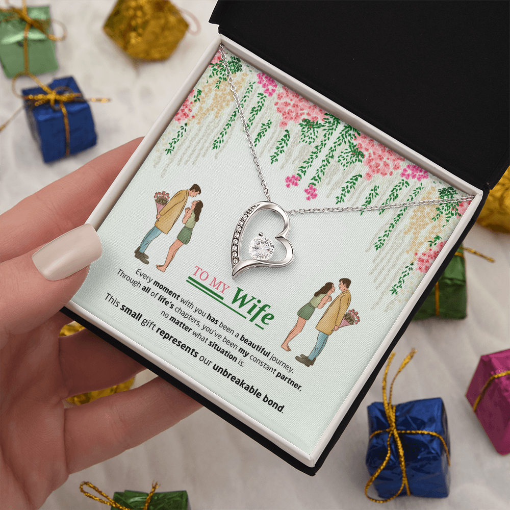 To My Wife | Our Unbreakable Bond | Forever Love Necklace