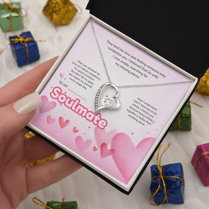 To My Soulmate | Love Led Me to You | Forever Love Necklace