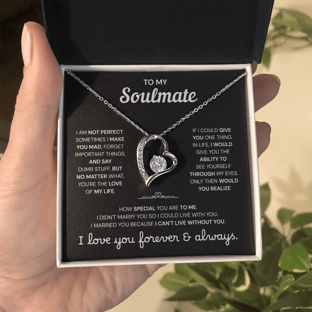 To My Soulmate | A Meaningful Love Gift | Forever Love Necklace