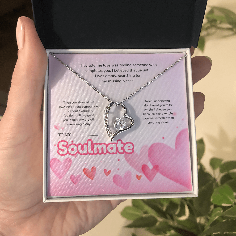 To My Soulmate | Love Led Me to You | Forever Love Necklace