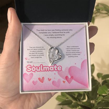 To My Soulmate | Love Led Me to You | Forever Love Necklace