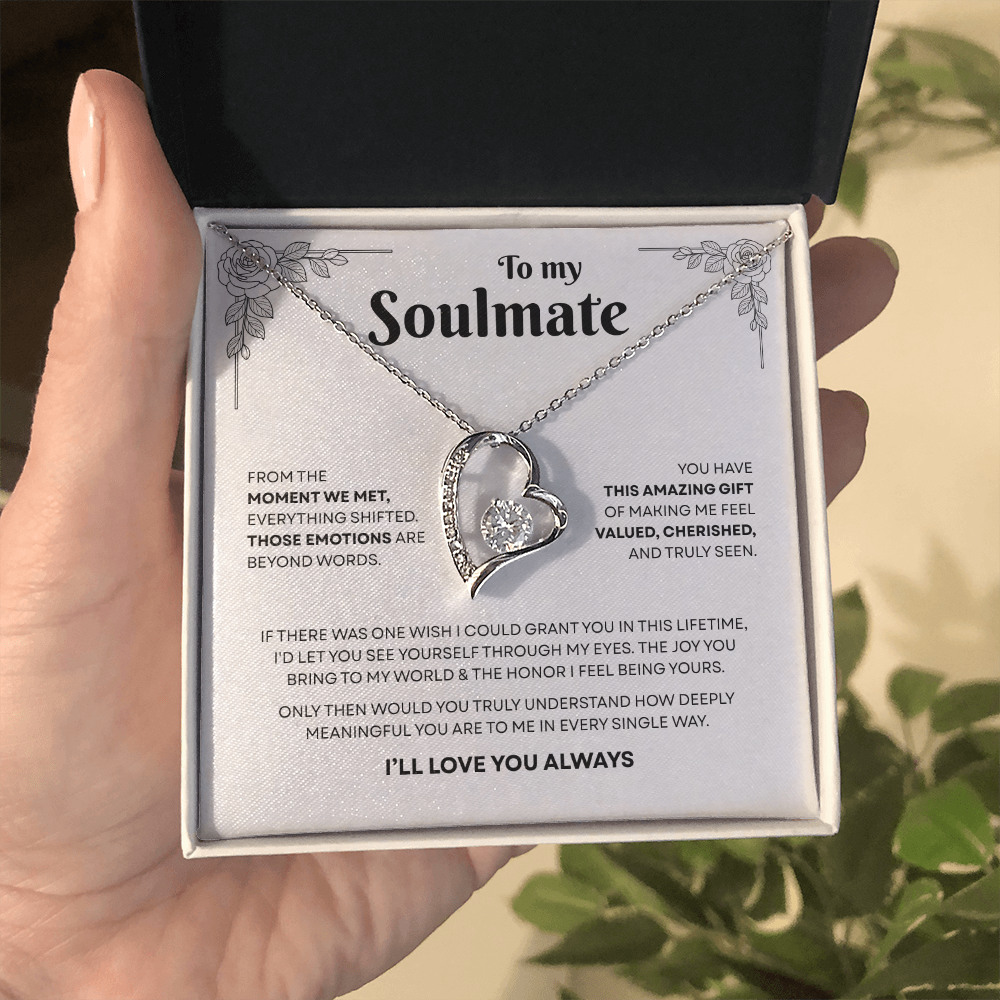 To My Soulmate | A Bond That Means Everything | Forever Love Necklace
