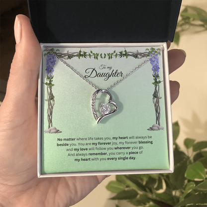 To My Daughter | Your Journey Inspires Me Always | Forever Love Necklace