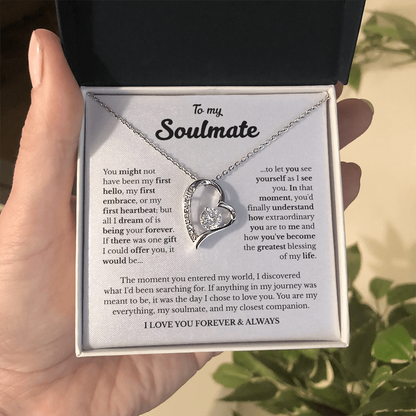 To My Soulmate | A Love Meant to Be | Forever Love Necklace