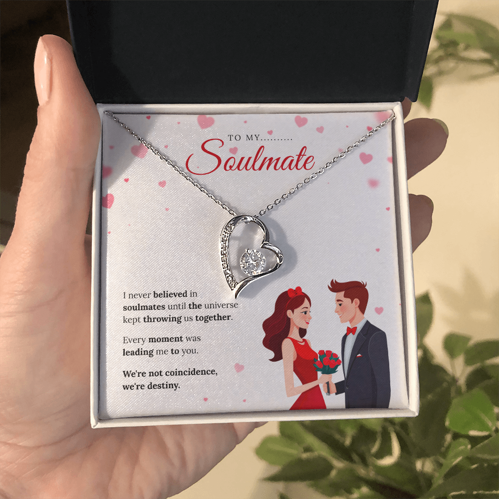 To My Soulmate | My Forever Favorite Person | Forever Love Necklace
