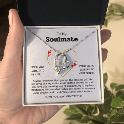 To My Soulmate | You Are My Greatest Gift | Forever Love Necklace