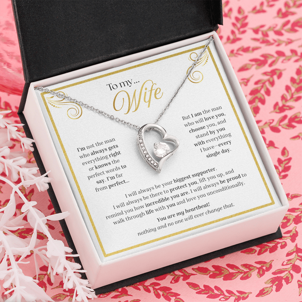 To My Wife | My Unconditional Love for You | Forever Love Necklace