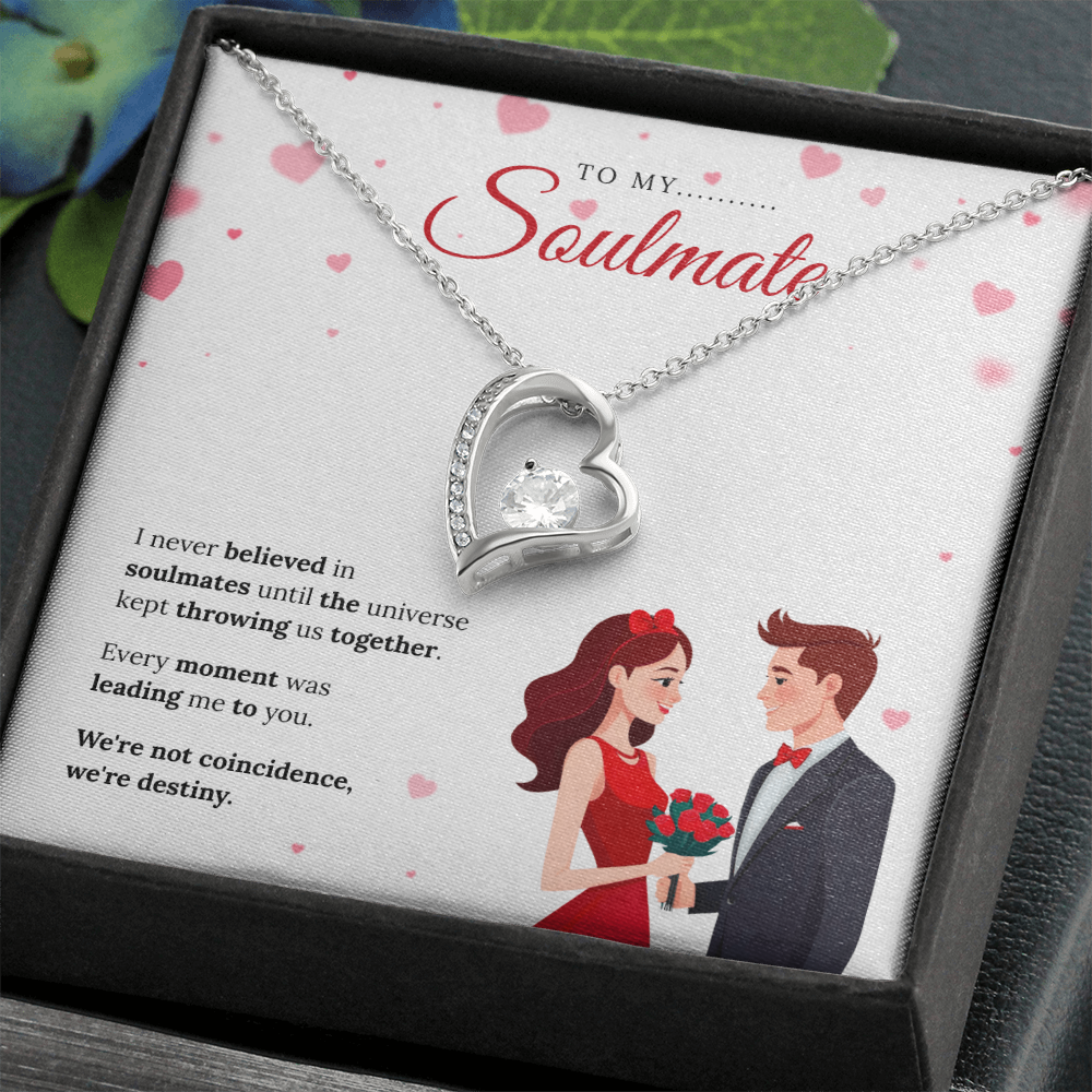 To My Soulmate | My Forever Favorite Person | Forever Love Necklace