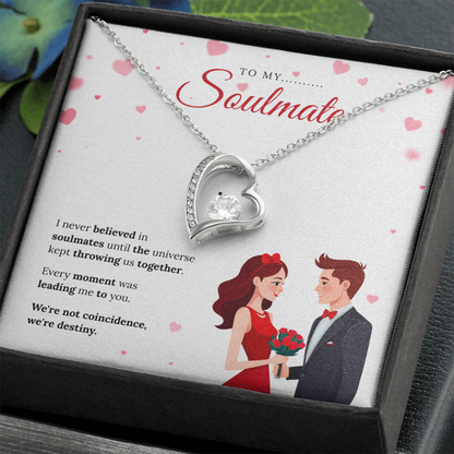 To My Soulmate | My Forever Favorite Person | Forever Love Necklace