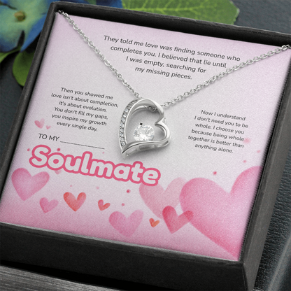 To My Soulmate | Love Led Me to You | Forever Love Necklace