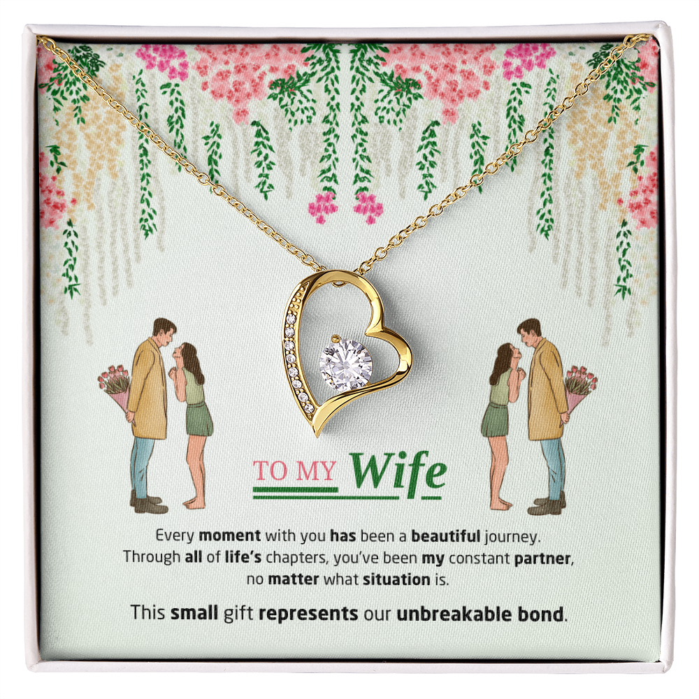 To My Wife | Our Unbreakable Bond | Forever Love Necklace