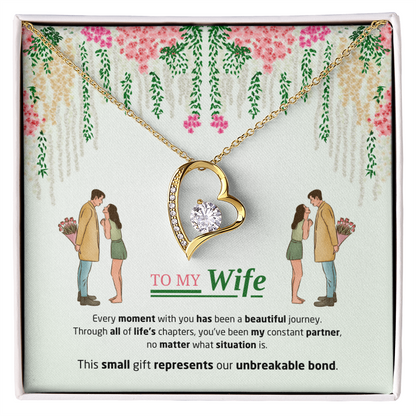 To My Wife | Our Unbreakable Bond | Forever Love Necklace