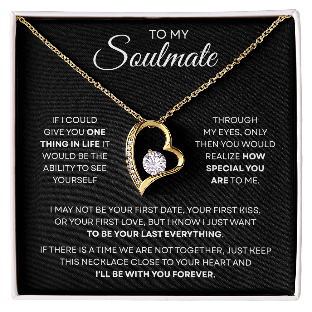 To My Soulmate | You Are Special | Forever Love Necklace
