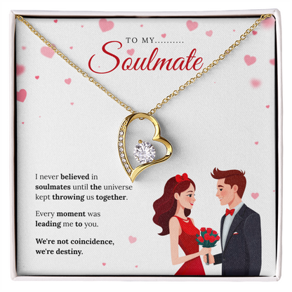 To My Soulmate | My Forever Favorite Person | Forever Love Necklace