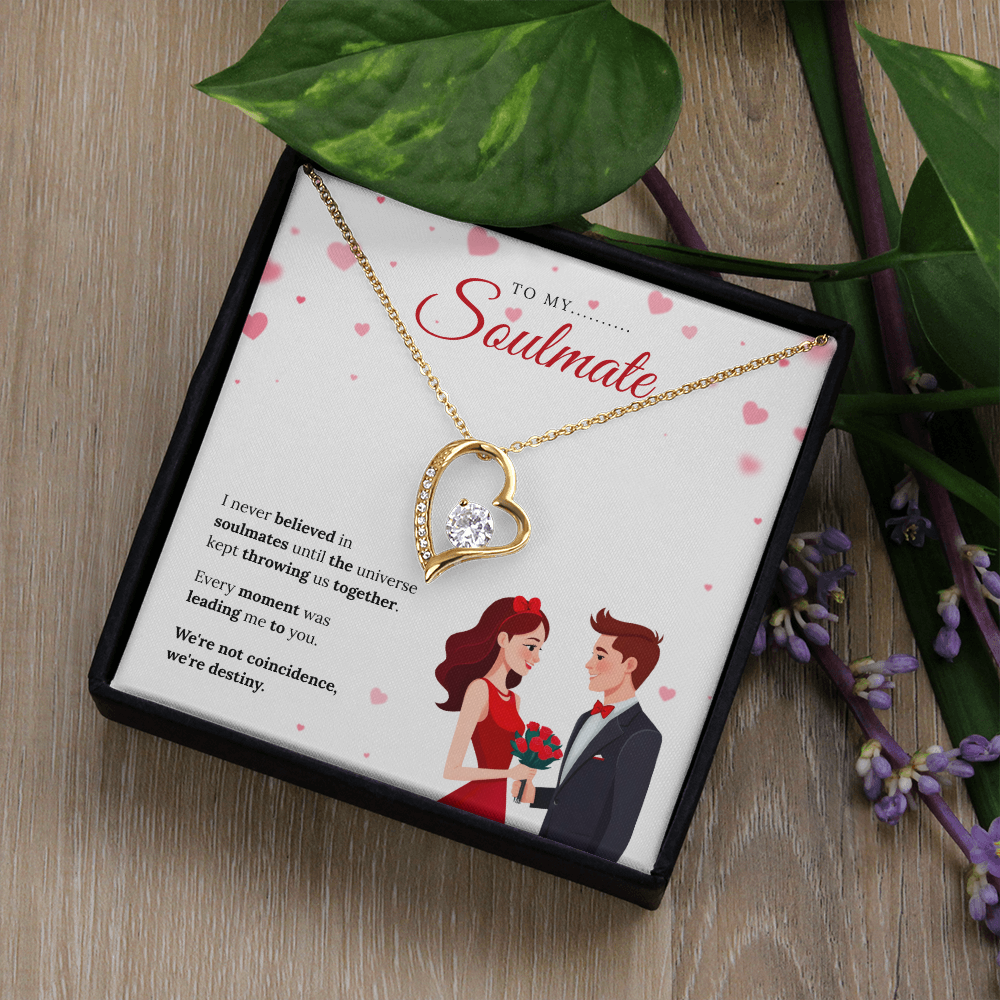 To My Soulmate | My Forever Favorite Person | Forever Love Necklace