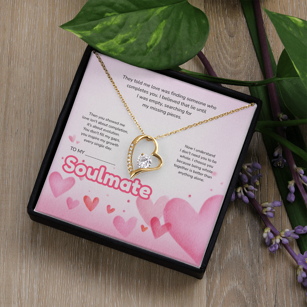 To My Soulmate | Love Led Me to You | Forever Love Necklace