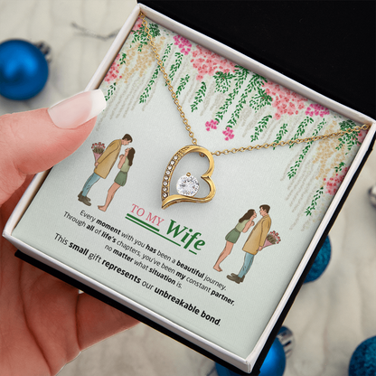 To My Wife | Our Unbreakable Bond | Forever Love Necklace