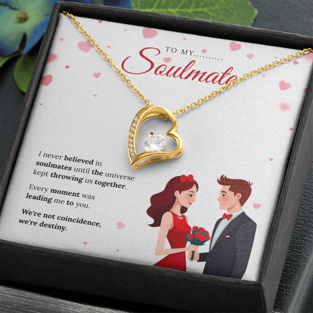 To My Soulmate | My Forever Favorite Person | Forever Love Necklace