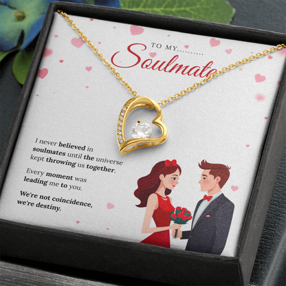 To My Soulmate | My Forever Favorite Person | Forever Love Necklace