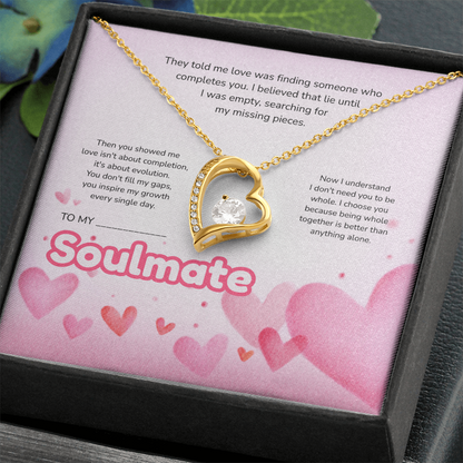 To My Soulmate | Love Led Me to You | Forever Love Necklace