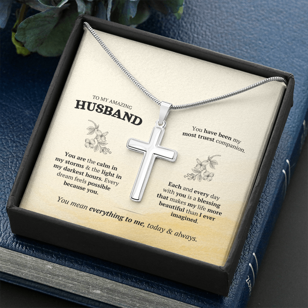 Artisan Cross with Snake Chain – Stainless Steel or Gold-Plated (14K & 18K Options Available)